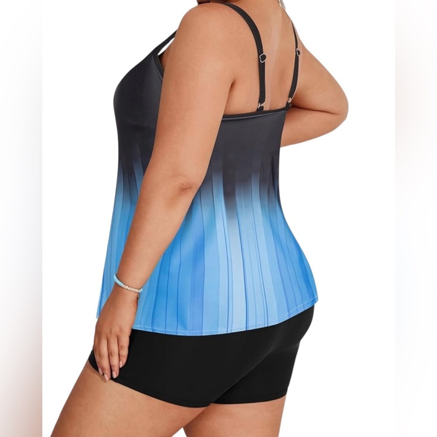 Gradient Blue Women's Bikini Set
