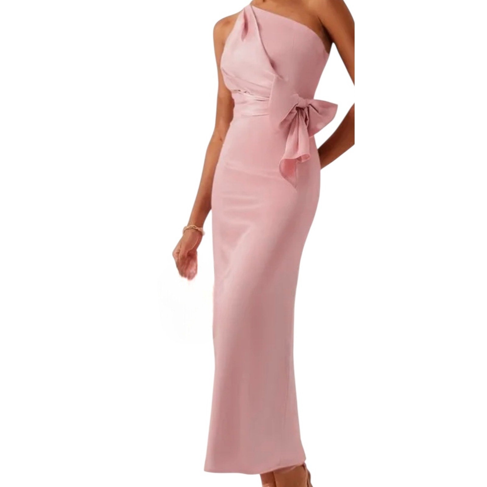Fehaute-Pink Bow Dress – ZahiraBeautyCare Fehaute-Pink Bow Dress – ZahiraBeautyCare