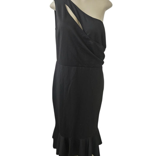 Chic Black One-Shoulder Dress