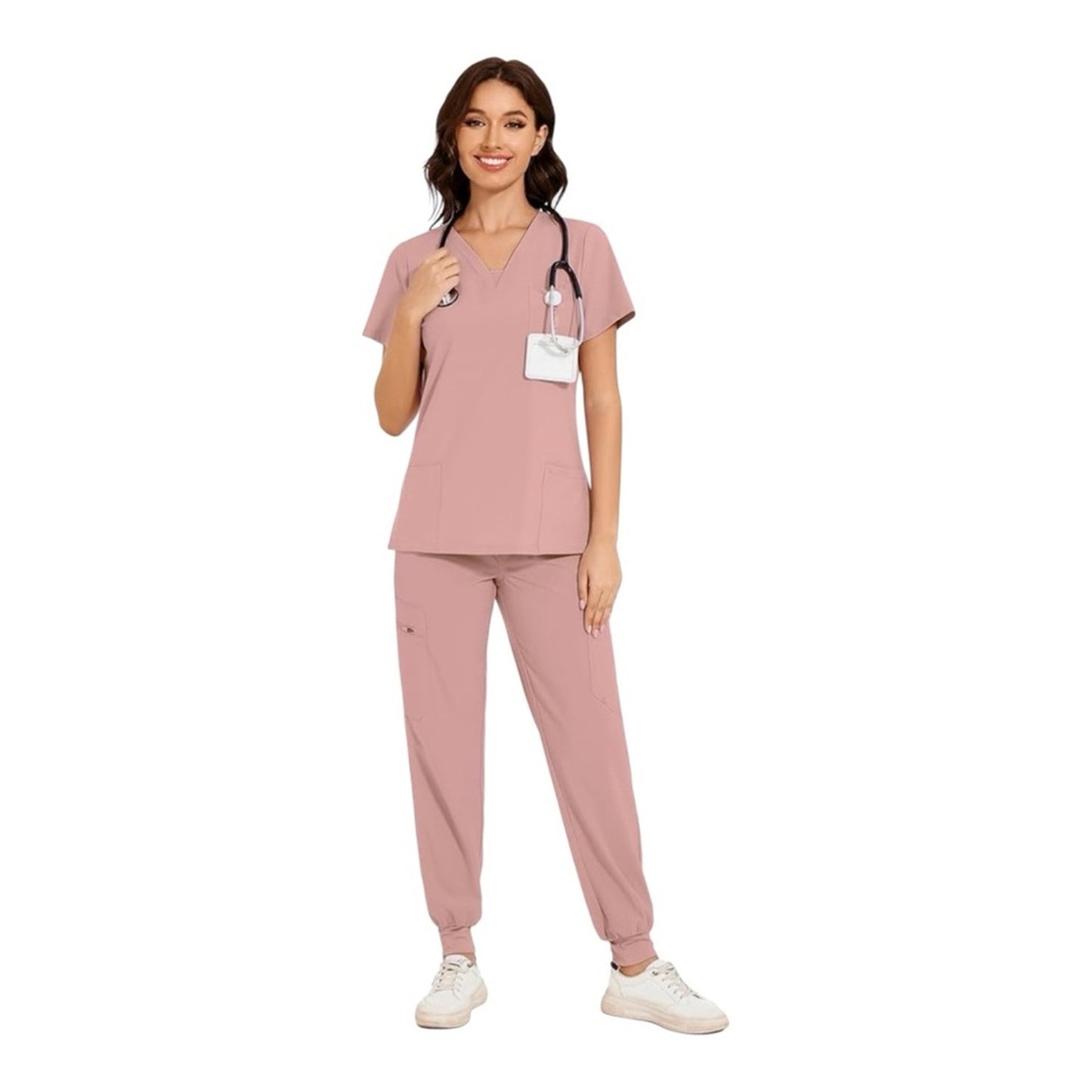 Cozyfit Pink Scrub Set