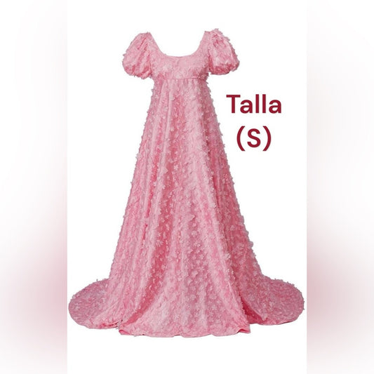 Elegant Pink Maxi Dress