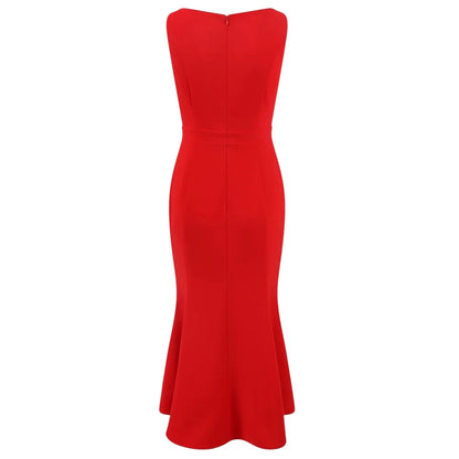 Red Zipper Dress