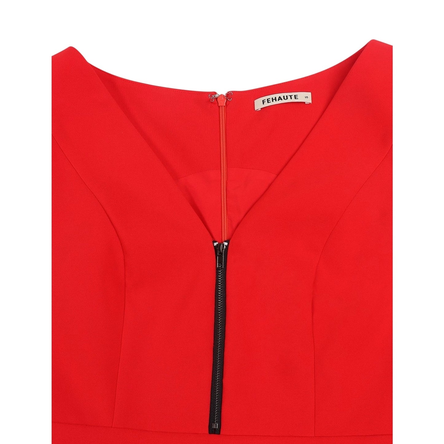 Red Zipper Dress