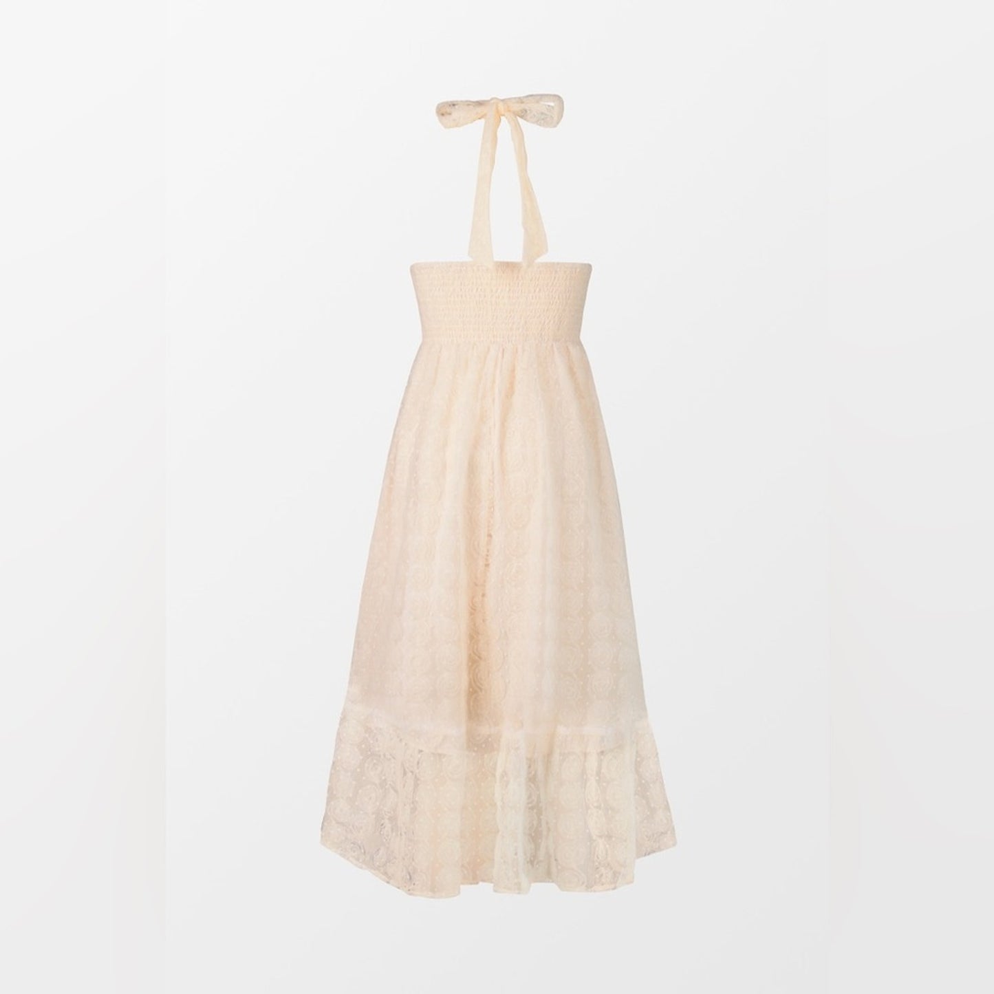 Cupshe Cream Lace Maxi Dress