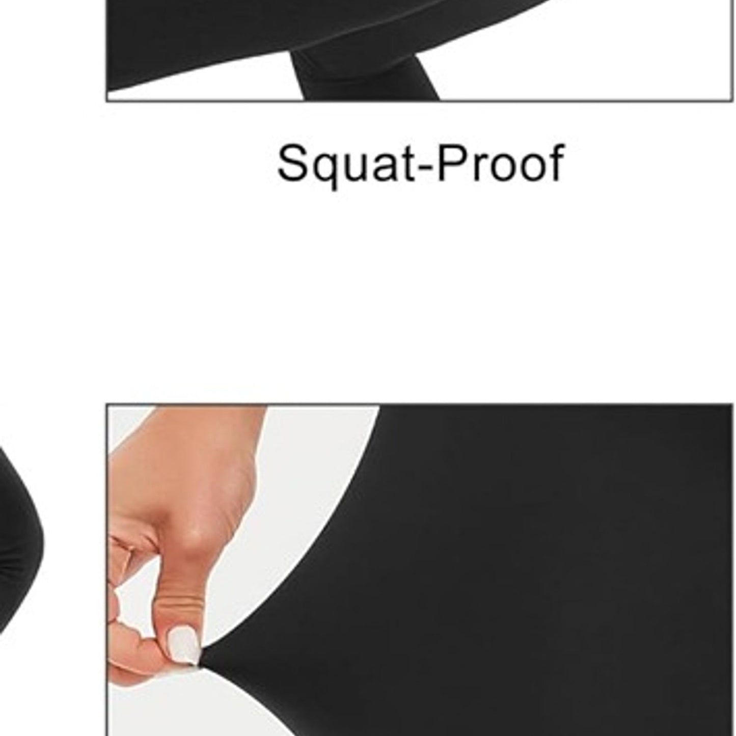Women's Black Capri Leggings-Wajiafar