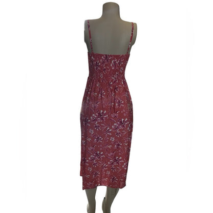 Sadie & Sage Peach Sundress Sleeveless Maxi