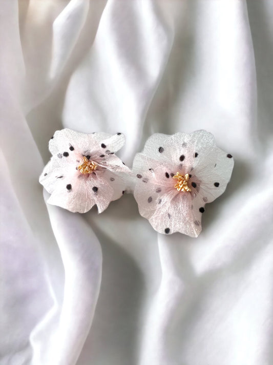 Flower Polkadot Earrings