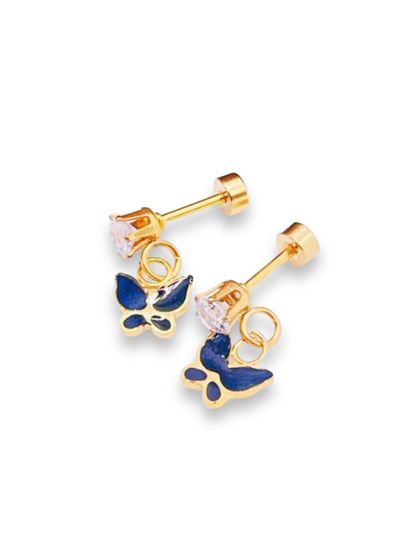 Small Butterfly Dangling Earrings