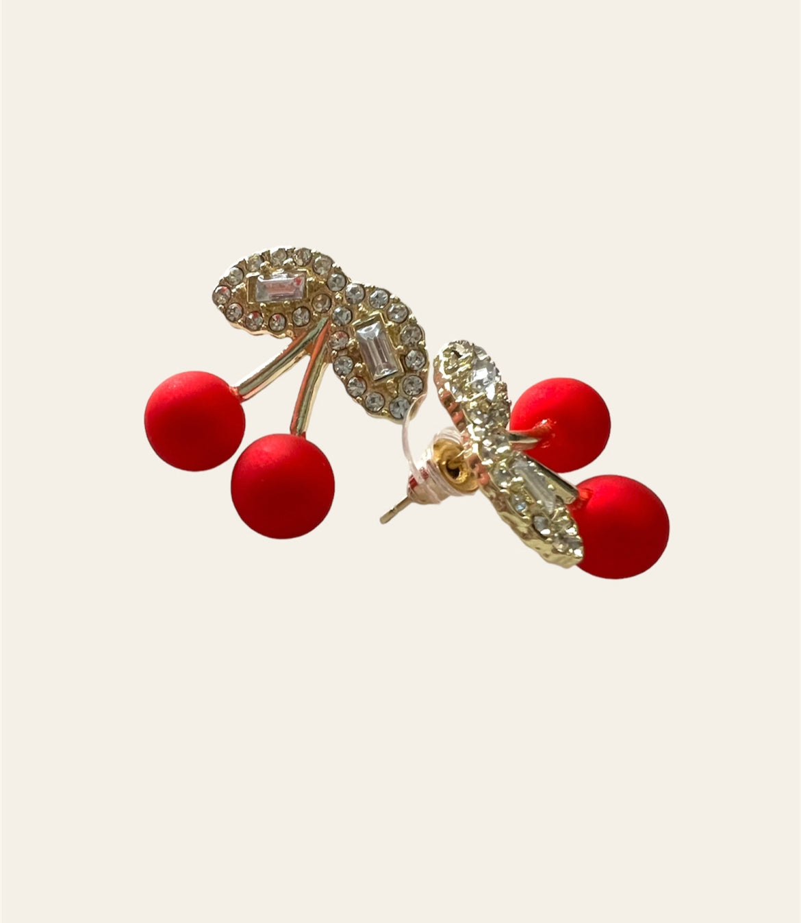 Cherry Earrings Silver 925