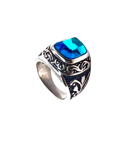 Crystal Blue Ring