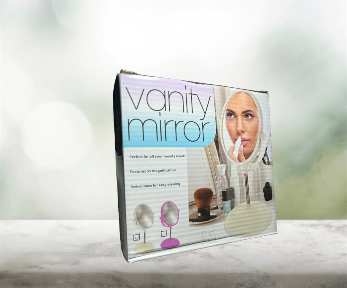 Magnifying Double Sided Vanity Mirror