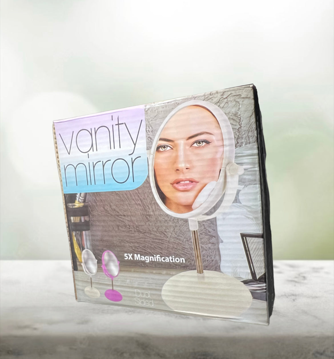 Magnifying Double Sided Vanity Mirror