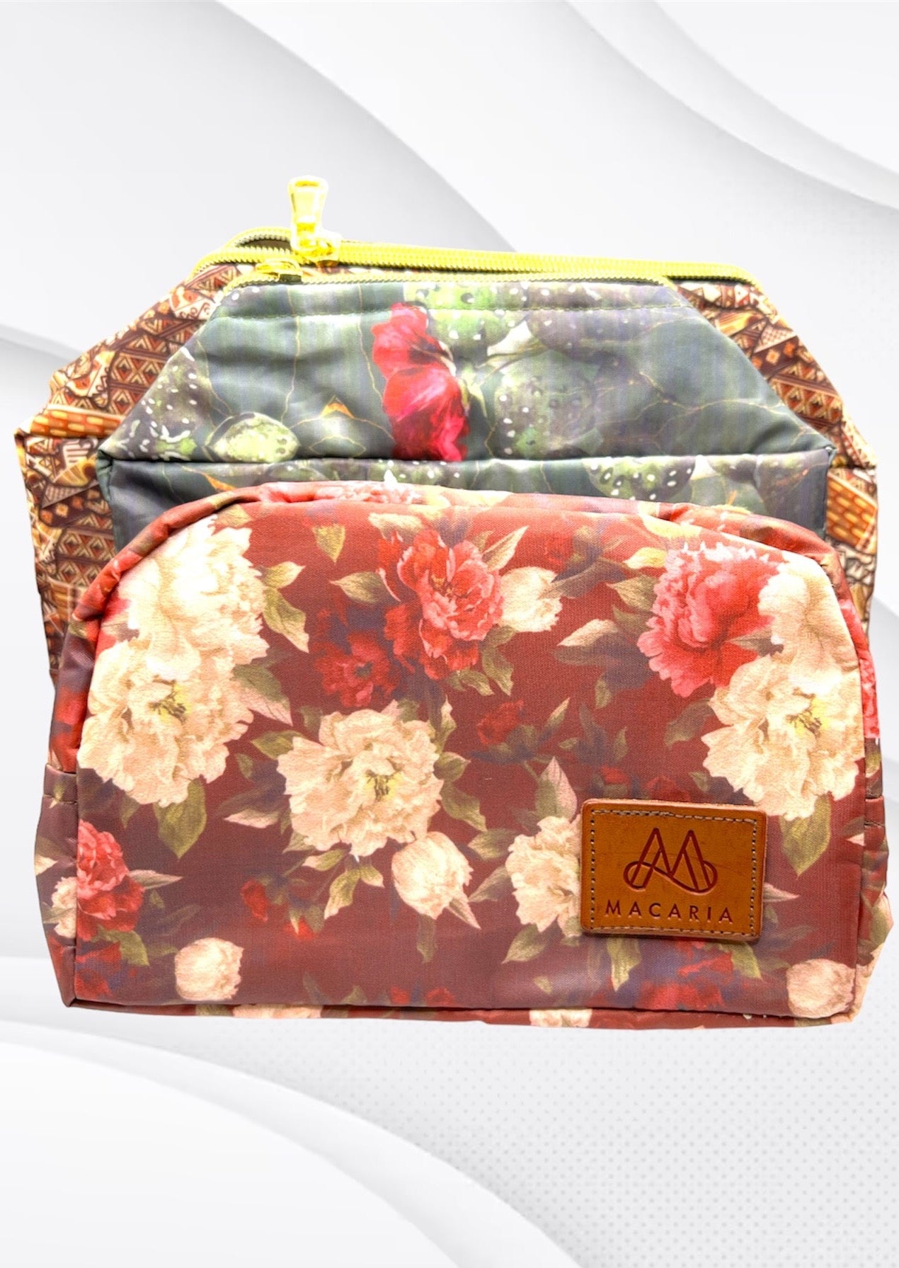 Flower Design Cosmetic bag